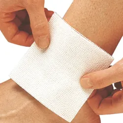 Medicomp Fleece kompressen 4-voudig, steriel | 10 x 20 cm