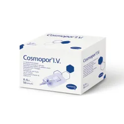 Cosmopor I.V. Canule fixatieverband Hartmann 8 x 6 cm