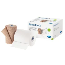 PütterPro 2 Hartmann 6 sets van 2 verbanden, niet steriel | Gewatteerd verband: 10 cm x 6,5 m & Compressieverband: 10 cm x 8,2 m PütterPro 2 Hartmann 6 sets van 2 verbanden, niet steriel | Gewatteerd verband: 10 cm x 6,5 m & Compressieverband: 10 cm x 8,2 m