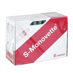 Bloedafnamesysteem S-Monovette Citraat 3,2% (1:10), S-Monovette, steriliseren, 3 ml | 66 x 11 mm, groene EU-code, papieren label Bloedafnamesysteem S-Monovette Citraat 3,2% (1:10), S-Monovette, steriliseren, 3 ml | 66 x 11 mm, groene EU-code, papieren label