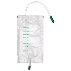 DCT Urinebeenzak niet-steriel met afvoer, 10 cm slang | 750 ml