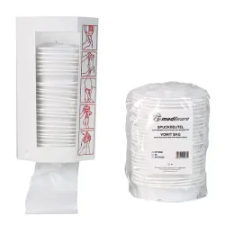Dispenser voor Mediware Opvangzak/spuugzak