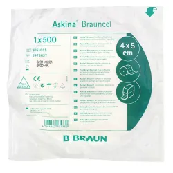 Askina Brauncel Celstofdoekje B.Braun 4 x 5 cm | 1 rol met 500 wattenstaafjes Askina Brauncel Celstofdoekje B.Braun 4 x 5 cm | 1 rol met 500 wattenstaafjes