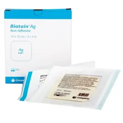 Biatain Ag Schuimverband Coloplast niet-klevend | 10 x 10 cm