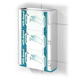 Handschoendispenser drievoudige houder