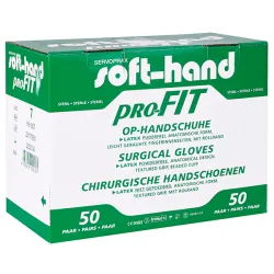 Soft-Hand pro-FIT Latex - poedervrij 8 - groot