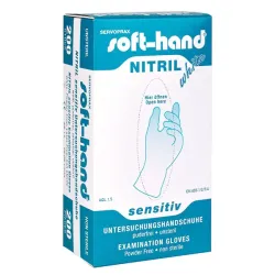 Soft-Hand Nitril - White Sensitive - poedervrij M - gemiddeld