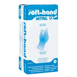 Soft-Hand Nitril Blauw - poedervrij S - klein