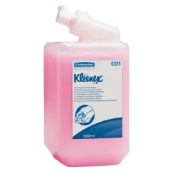 Kleenex Normale waslotion 1 liter cassette, roze, geparfumeerd