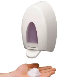 Aqua* Dispensersysteem voor schuimzeep Luxe schuimzeep Zacht transparant, ongeparfumeerd Aqua* Dispensersysteem voor schuimzeep Luxe schuimzeep Zacht transparant, ongeparfumeerd