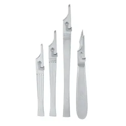 Bayha Scalpelgrepen Gr. 4 | 160 mm | Gegroefd greepoppervlak