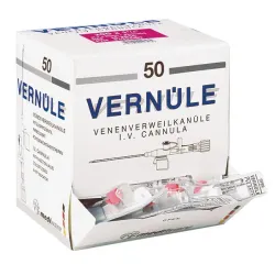 Mediware VERNÜLE - Inwendige veneuze canule 16 G x 2 | 45 mm | 1,70 mm | 180 ml/min. | grijs