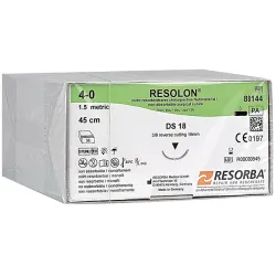 Resolon, Resorba blau, monofil | DS 16 | 1 | 5/0 | 0,45 m