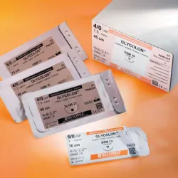 Glycolon / Resorba ongeverfd, monofilament | DSM 13 | 1 | 5/0 | 0,45 m