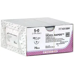 Vicryl Rapide, Ethicon ongekleurd gevlochten |  | 2 | 3/0 | 0,70 m