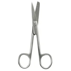 Chirurgische Schaar gebogen, puntig - stomp 14,5 cm
