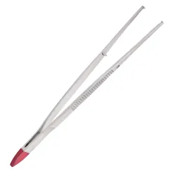 Chirurgische Wegwerppincet 1x2 tanden, met geleidepen | 10 cm