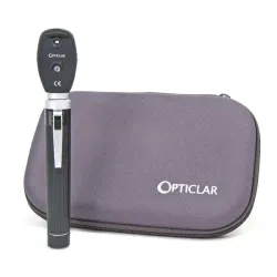 LED pocket oftalmoscope set van OPTICLAR LED pocket oftalmoscope set, met LED pocket oftalmoscoop, batterijhandvat, etui met ritssluiting LED pocket oftalmoscope set van OPTICLAR LED pocket oftalmoscope set, met LED pocket oftalmoscoop, batterijhandvat, etui met ritssluiting