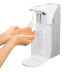 Zeep- en ontsmettingsdispenser, 500/1000 ml Zeep- en ontsmettingsdispenser, 500 ml/1000 ml Zeep- en ontsmettingsdispenser, 500/1000 ml Zeep- en ontsmettingsdispenser, 500 ml/1000 ml