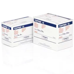 Topper 12 , Multifunctionele kompressen 3M/Solventum niet-steriel 7,5 x 7,5 cm Topper 12 , Multifunctionele kompressen 3M/Solventum niet-steriel 7,5 x 7,5 cm
