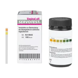 Servotest Vaginale pH-indicatorstrips - 100 teststrips