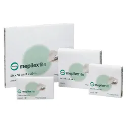 Mepilex Lite Mölnlycke 17,5 x 17,5 cm