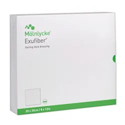 Exufiber Mölnlycke 5 x 5 cm Gelvezelverband