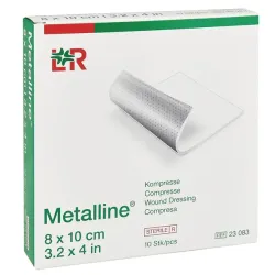 Metalline Kompressen Lohmann & Rauscher steriel | 10 x 12 cm