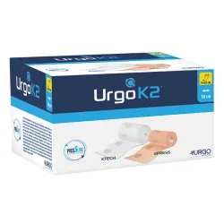 Urgo K2 compressiesysteem (1 x KTech & 1 x KPress) / enkelomtrek 25 - 32 cm | 10 cm Urgo K2 compressiesysteem (1 x KTech & 1 x KPress) / enkelomtrek 25 - 32 cm | 10 cm