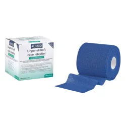 Urgo mull haft kleur latexvrij blauw | 6 cm x 20 m