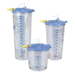 Wegwerpzak Zuigcontainer Zuigzak met deksel - wegwerp | 3000 ml