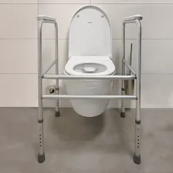 Servocare Aluminium toiletframe Toiletframe