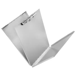 Loperformulierhouder, aluminium, met vak en verdeler Loper klembord, aluminium, van boven openend, met opbergvak Loperformulierhouder, aluminium, met vak en verdeler Loper klembord, aluminium, van boven openend, met opbergvak