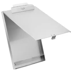 Loperhouder met doos, aluminium Loper klembord, aluminium, met doos, bodem-opening Loperhouder met doos, aluminium Loper klembord, aluminium, met doos, bodem-opening