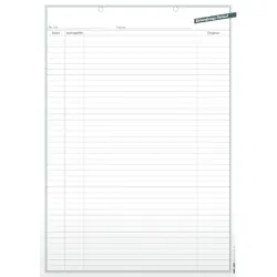 MED ORG inlegvel behandelingsproces Inlegvel, houtvrij papier, wit