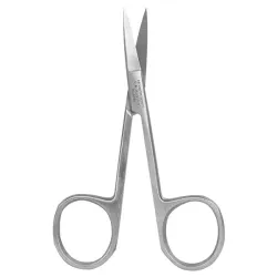 Iris Scheren Gebogen, puntig - puntig, zonder Widia hardmetalen snijkant | 11 cm