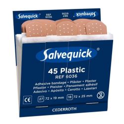 Salvequick Refill 6036 6 x 45 St Plastic