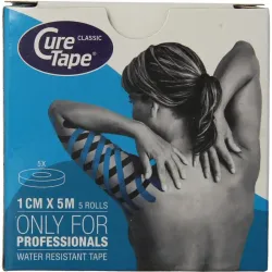 Cure Tape Kinesiotape blauw 1cm x 5m