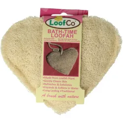 Loofco Douche en bad spons hartje bio