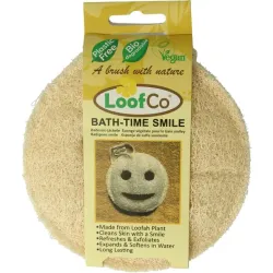 Loofco Douche en bad spons smiley bio