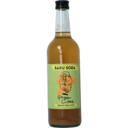 Saru Soda Siroop ginger lime bio demeter