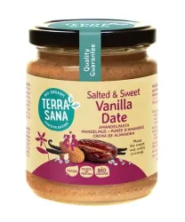 TerraSana Amandelpasta salted & sweet vanille dadel