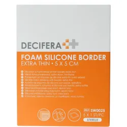 Decifera decifera foam border 5x5cm