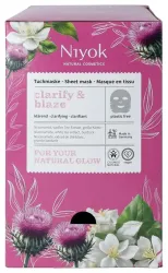 Niyok Sheet mask Clarify & Blaze