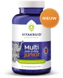 Vitakruid Multi One-a-Day Junior met aardbei smaak