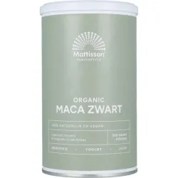 Mattisson organic maca zwart bio