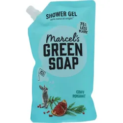 Marcel's Green Soap Shower gel Cedar & Pomegranate Navulling