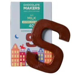 Chocolatemakers Sintletter 40% melk met sinterklaaskruiden bio