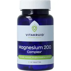 Vitakruid Magnesium 200 Complex Tauraat Malaat Bisglycinaat