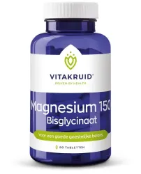 Vitakruid Magnesium 150 Bisglycinaat met 200mg L-Taurine